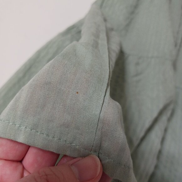 Chicwish Sunny Days Wide Leg Pants High Waist Casual Boho NWT Size M/L Green - Picture 14 of 14